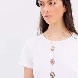 NWT House of Harlow 3-Tier Bolo Necklace
